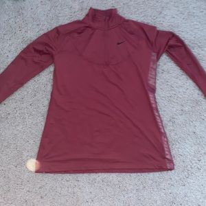 nike workout quarter zip